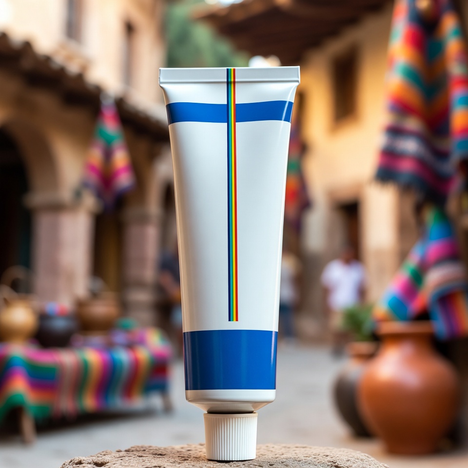 El misterio de la línea de color en tu tubo de pasta de dientes