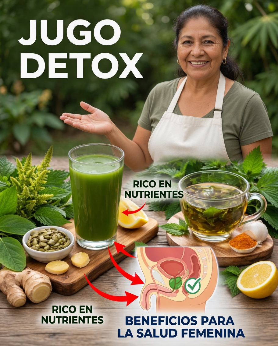 Salud natural de la próstata: amaranto y ortiga