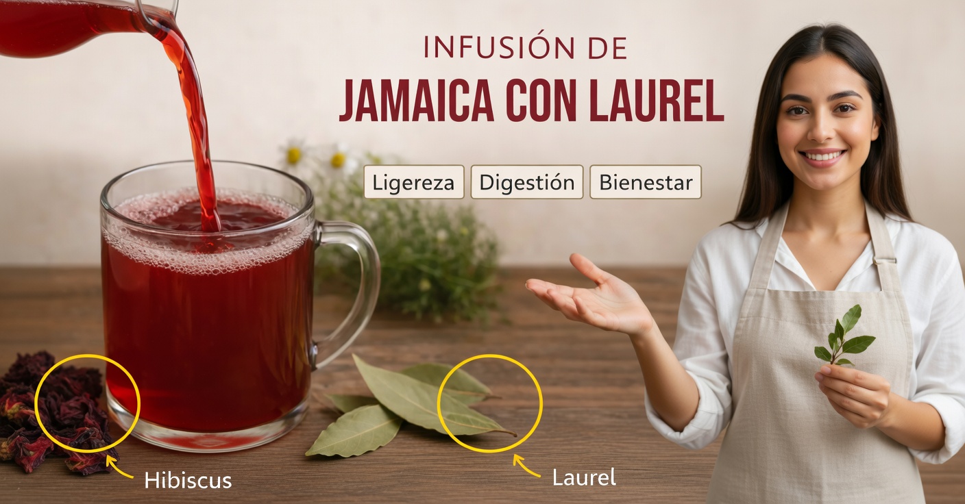 Té de jamaica y laurel: receta y beneficios