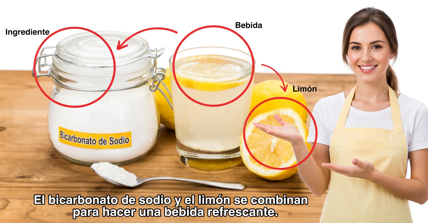 Agua con limón y bicarbonato: limpia y alcaliniza