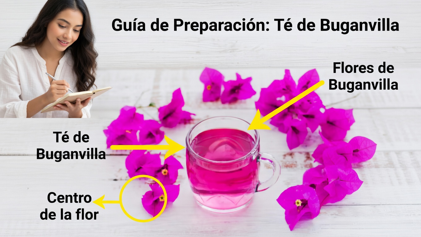 Té de bugambilia: alivio natural para la tos y los pulmones