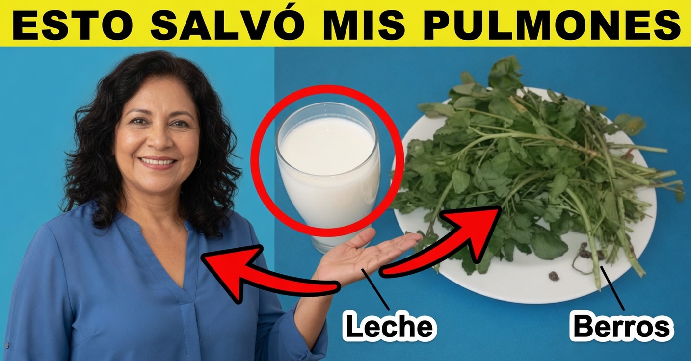 Berro, ajo y leche para limpiar los pulmones