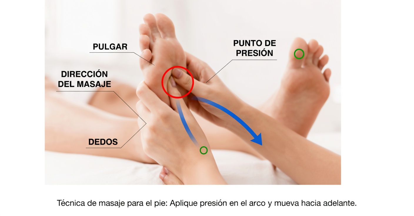 Masaje de pies antes de dormir: beneficios para tu salud