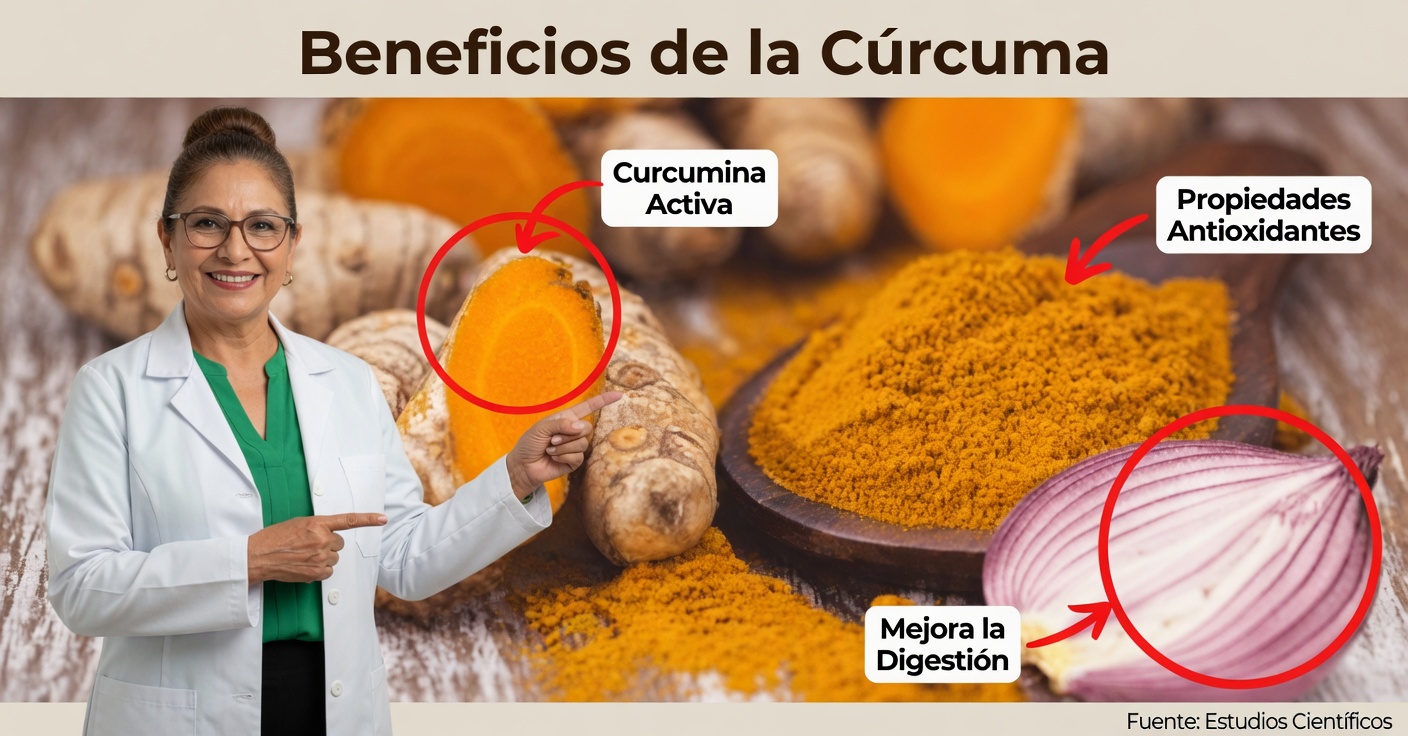 Jarabe de cebolla y cúrcuma para depurar el organismo