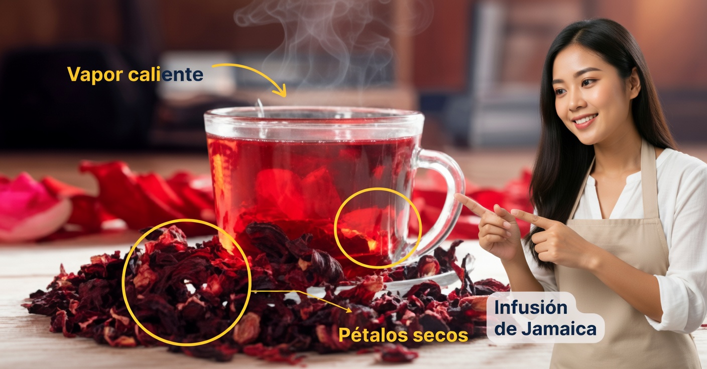 Té de hibisco: beneficios, receta y precauciones
