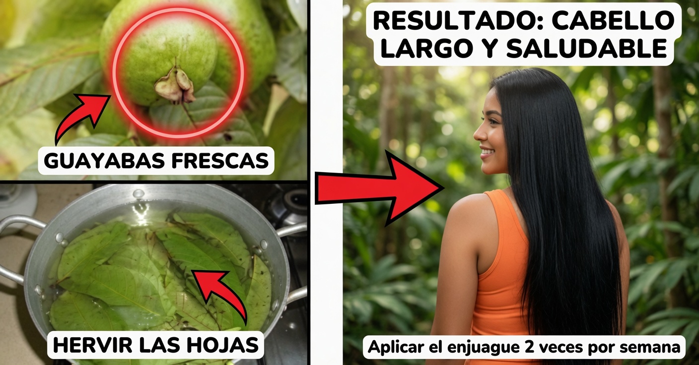 Champú de guayaba para el cabello