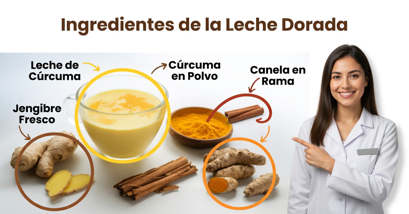 Leche con cúrcuma: beneficios para tu salud y bienestar