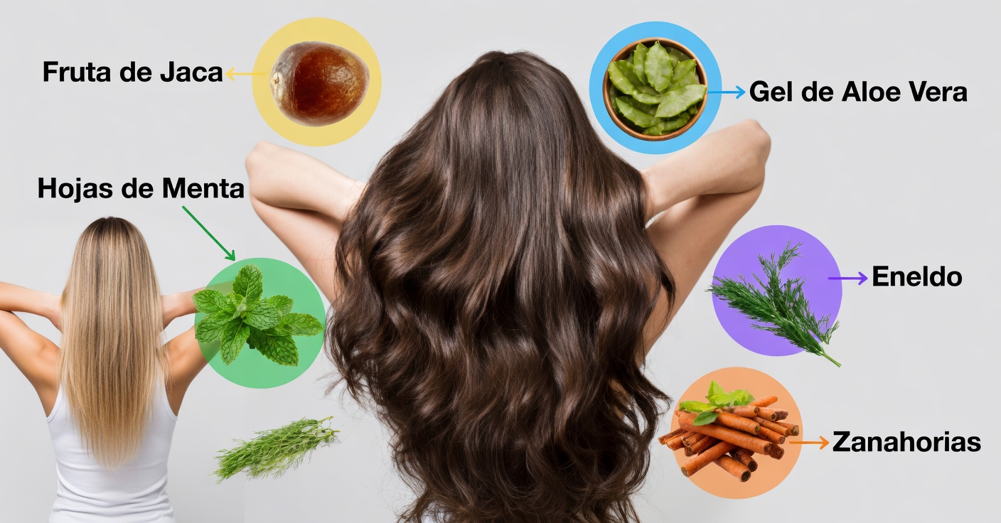 Fortalecer el cabello naturalmente con romero y menta