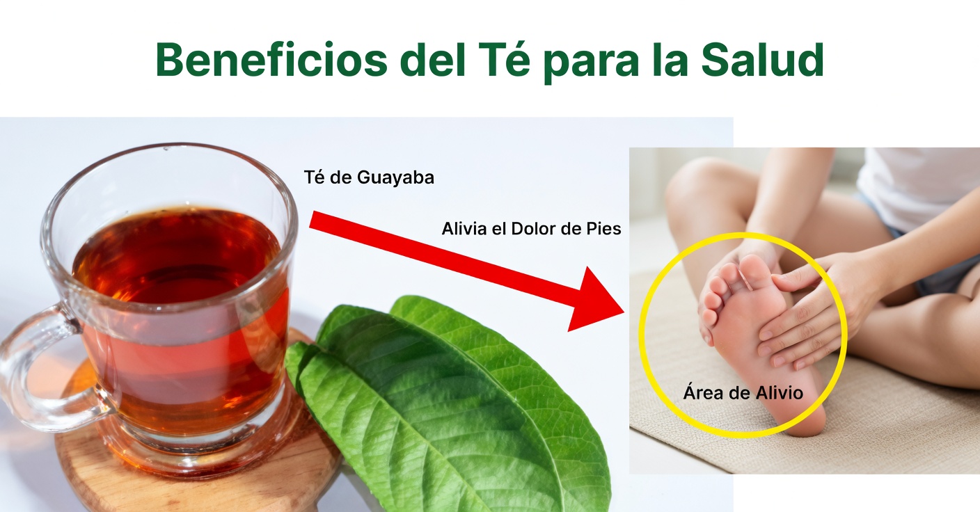 Té de guayaba para la retención de líquidos: alivio natural