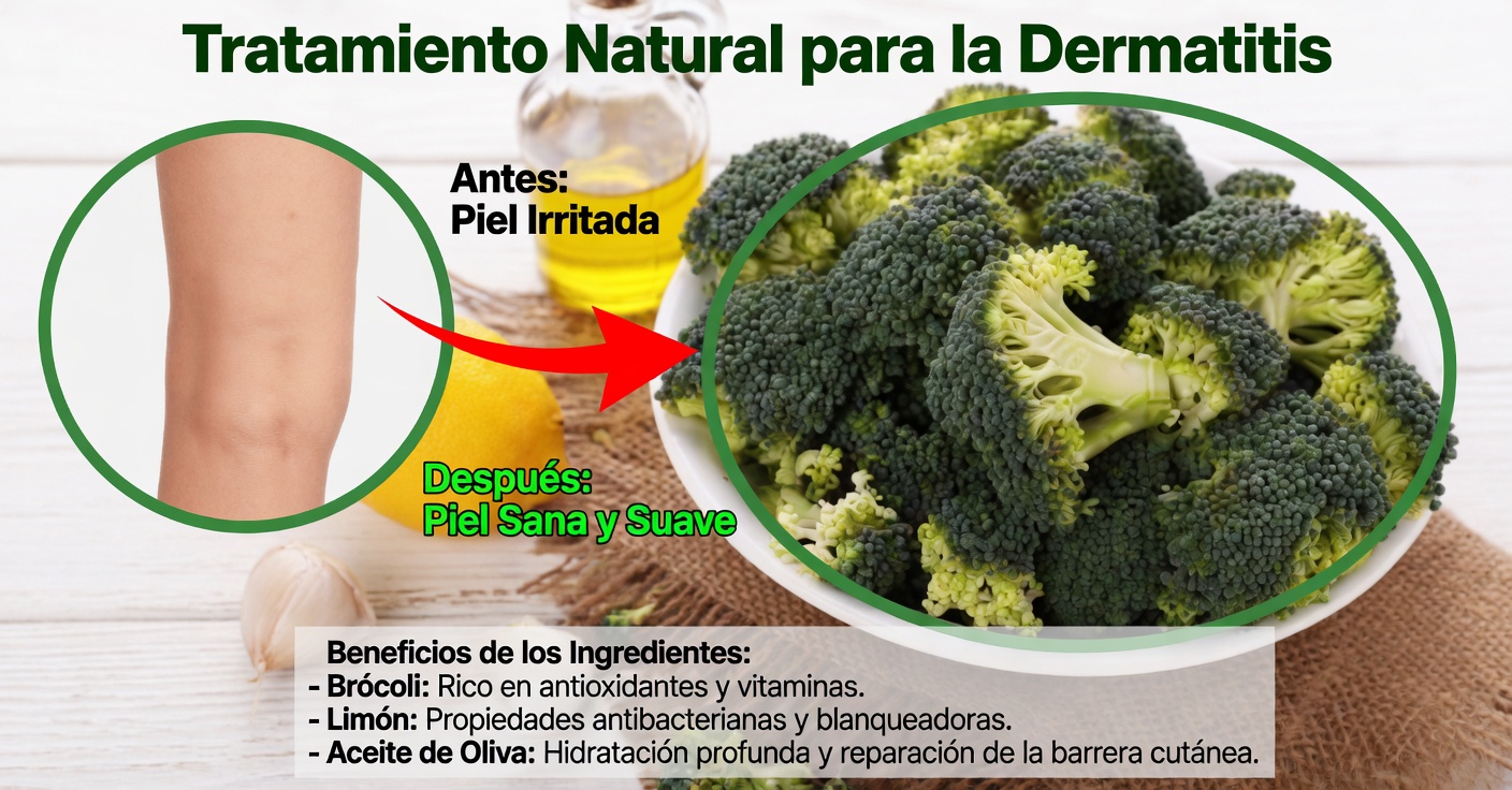 Jugo natural para las várices con brócoli, miel y limón