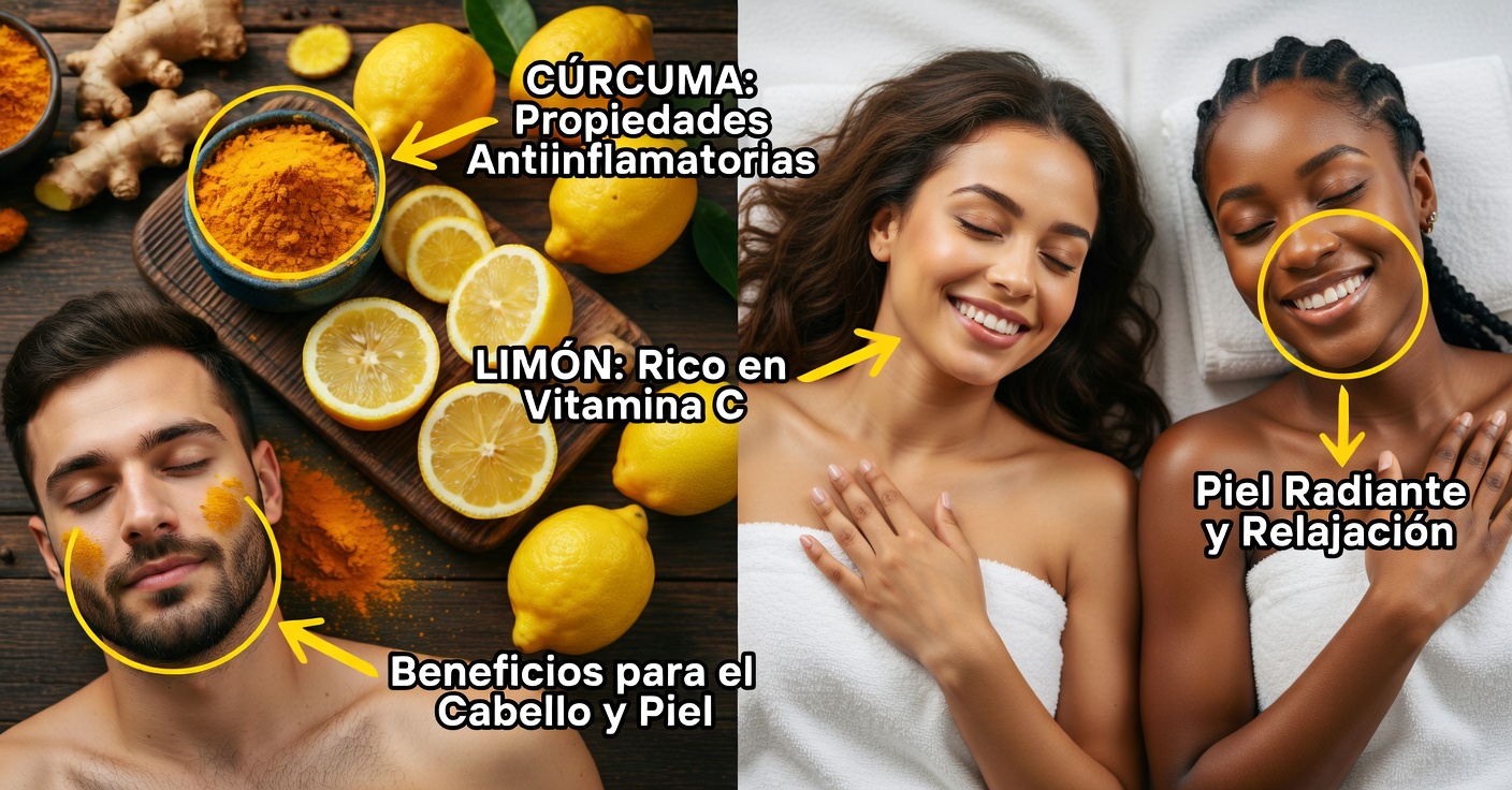 Cúrcuma, jengibre y limón: tónico para la vitalidad masculina