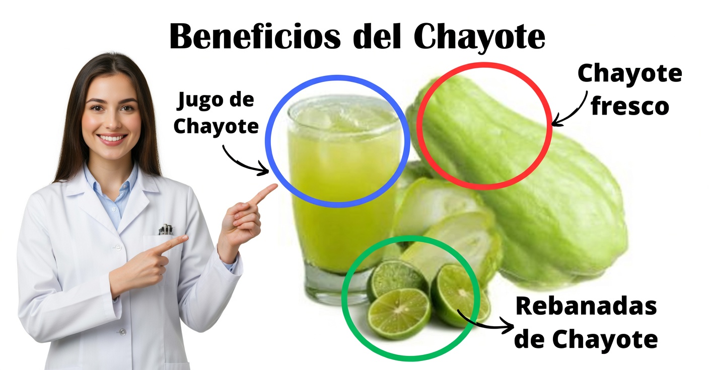 Chayote para la salud: circulación, anemia y dolor articular
