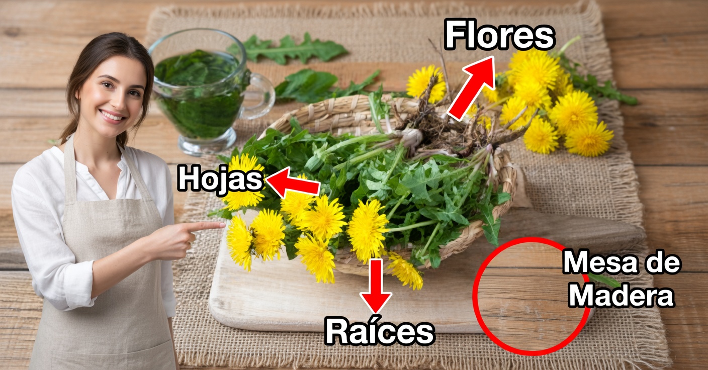 Raíz de diente de león: beneficios y cómo usarla