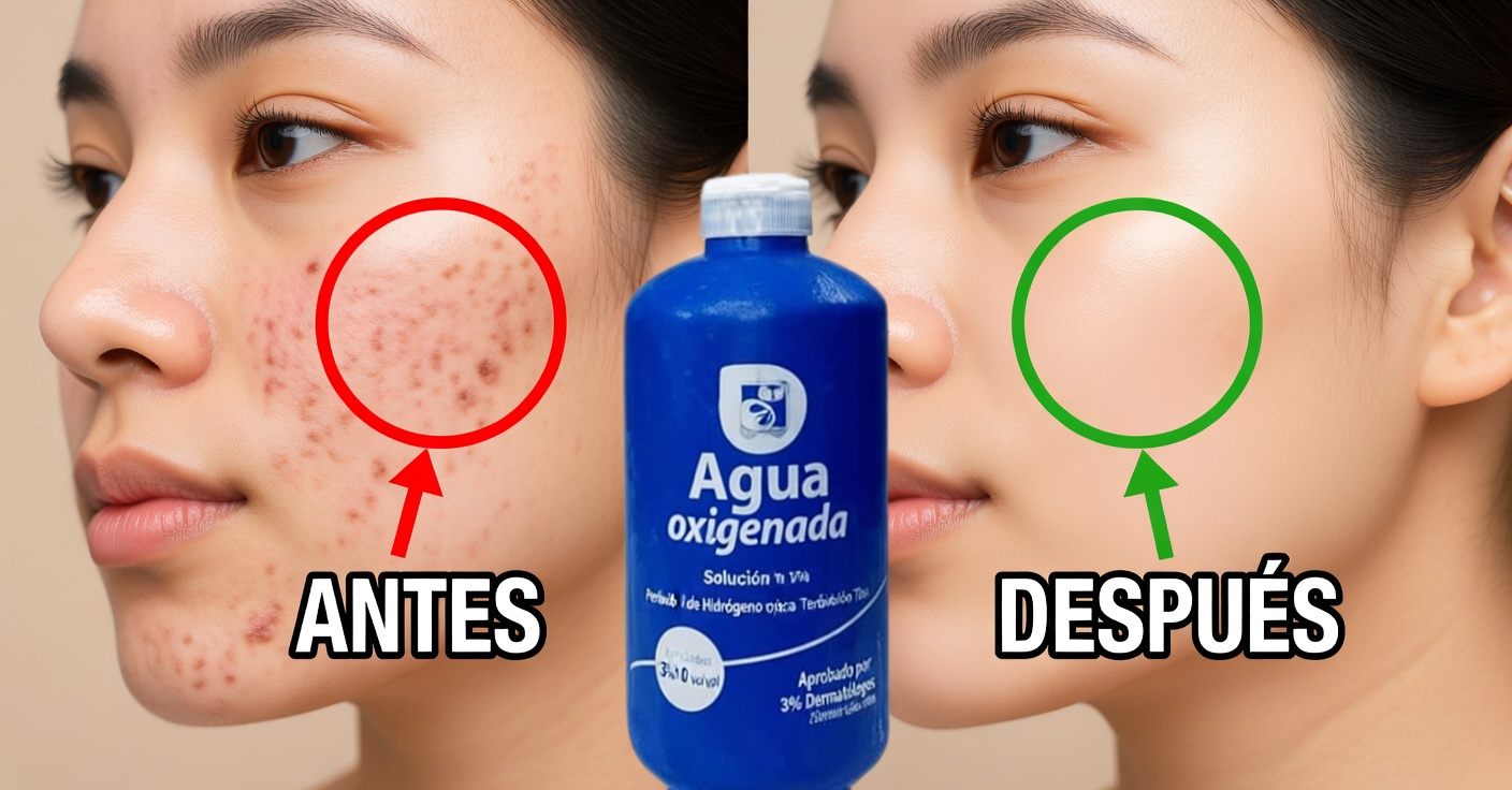 Peróxido de hidrógeno para manchas y arrugas: cómo usarlo en la piel