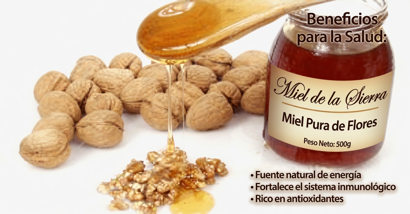 Remedio natural con miel y nueces para la salud de la tiroides