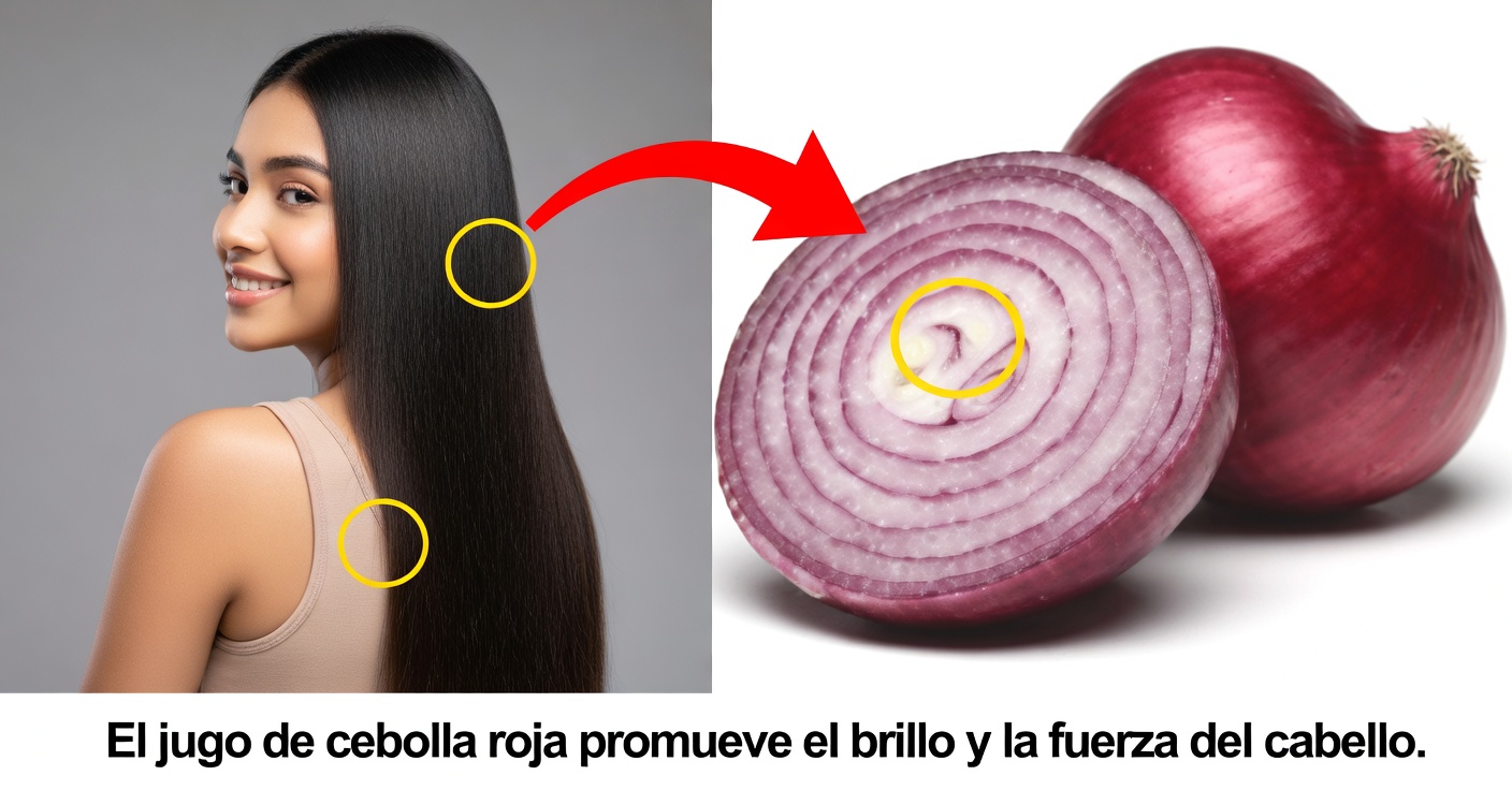 El secreto del aceite de cebolla para un cabello largo, fuerte y radiante