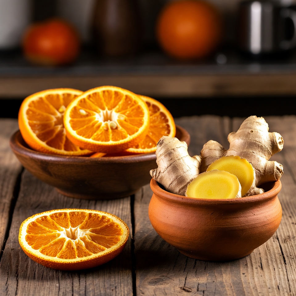 ¡No tires las cáscaras de naranja! Combínalas con jengibre para un remedio poderoso y económico 🍊🌿