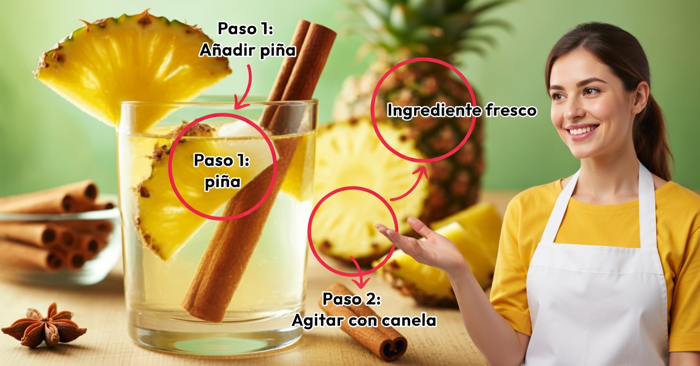 Agua de piña con canela: una bebida refrescante y saludable
