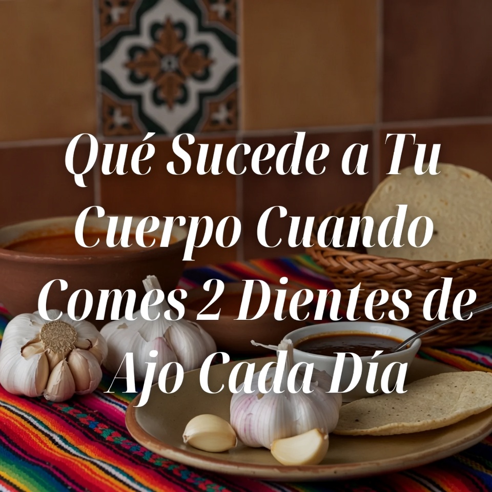 Qué le pasa a tu cuerpo cuando comes 2 dientes de ajo todos los días