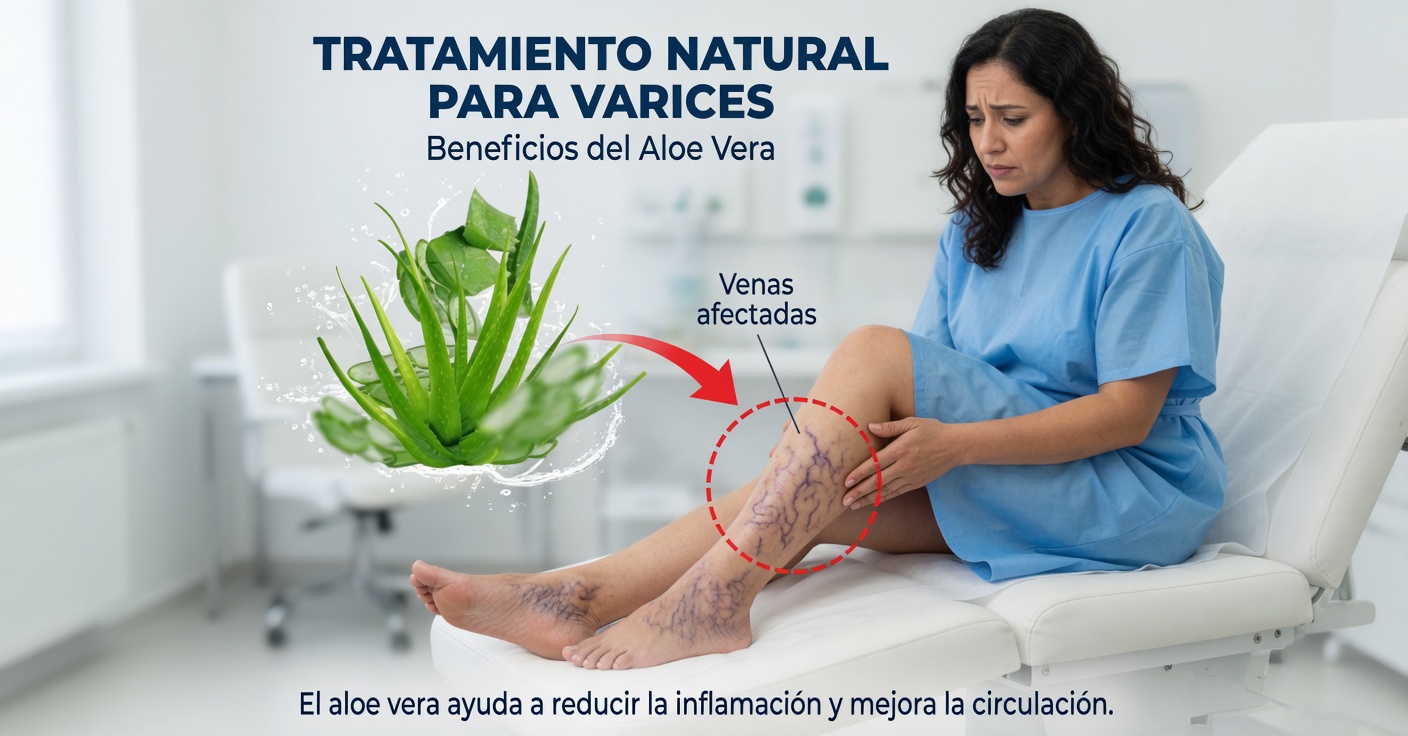 Aloe vera para las várices y las piernas cansadas: remedio natural
