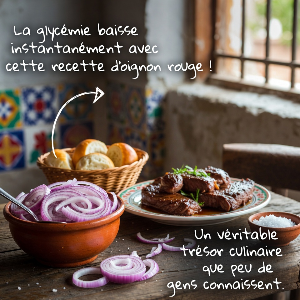 ¡La glucemia baja al instante con esta receta de cebolla roja! Un verdadero tesoro culinario que poca gente conoce