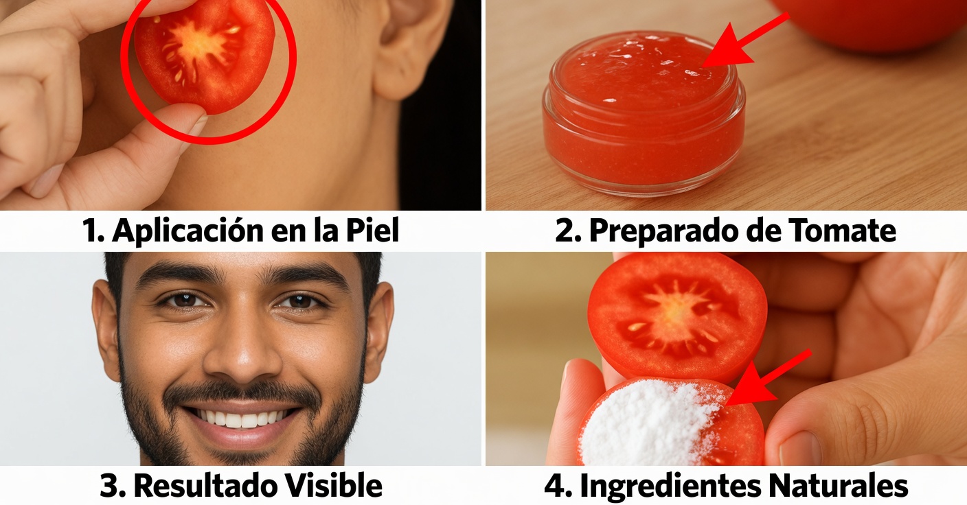 Gel nocturno de tomate para aclarar la piel