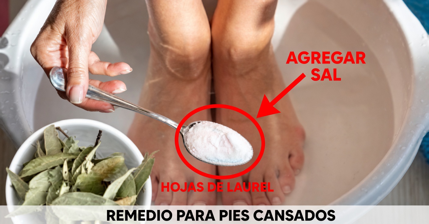 Baño de pies con laurel: desintoxica y elimina bacterias