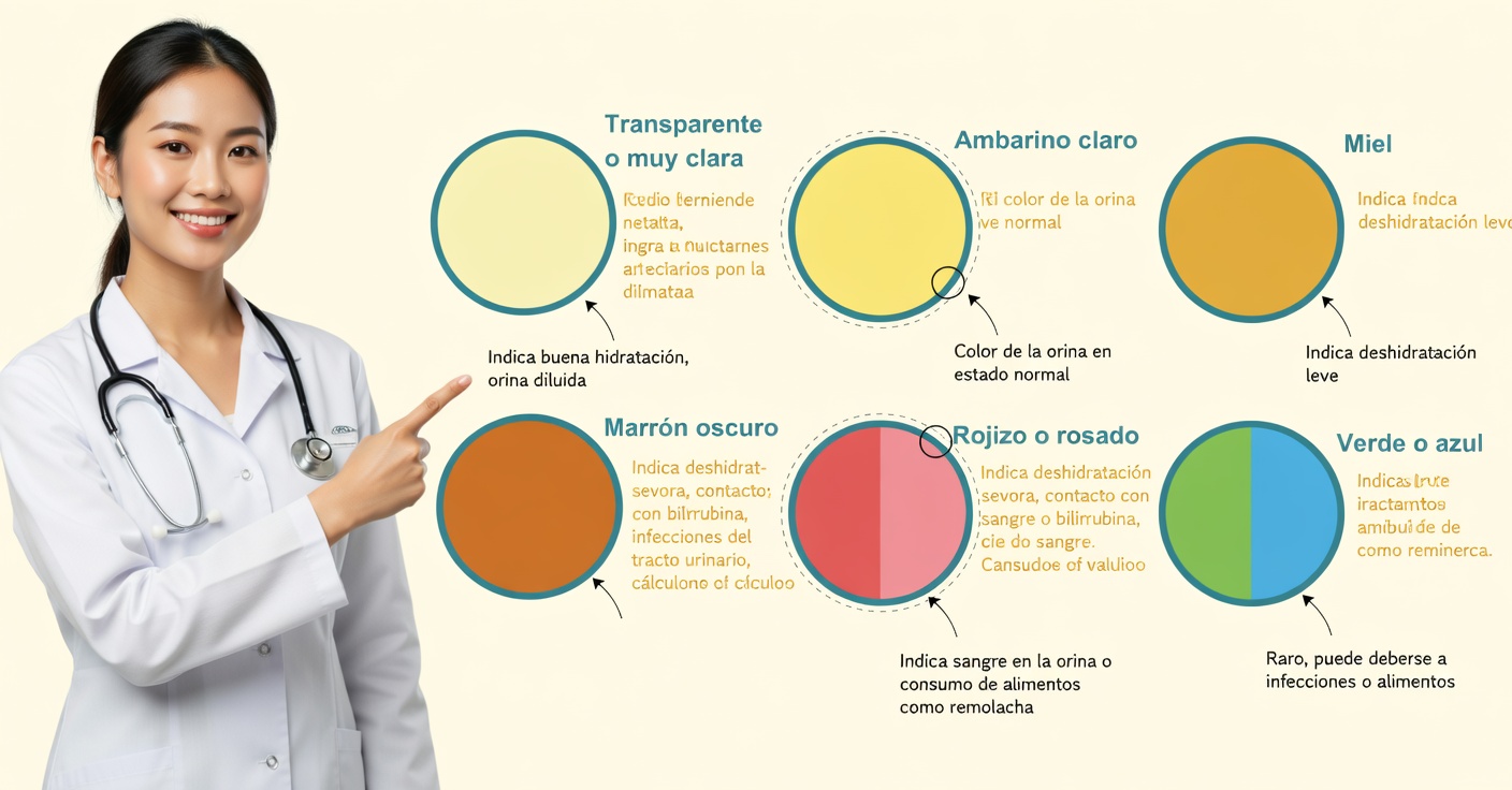 Color de la orina: qué significa cada tono y cómo cuidarte
