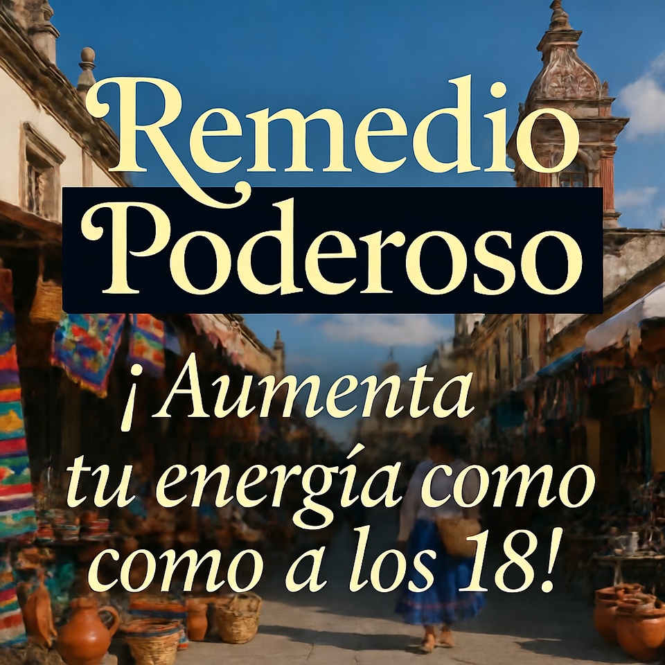 ¡Impulsa tu energía como a los 18 años! El poderoso remedio