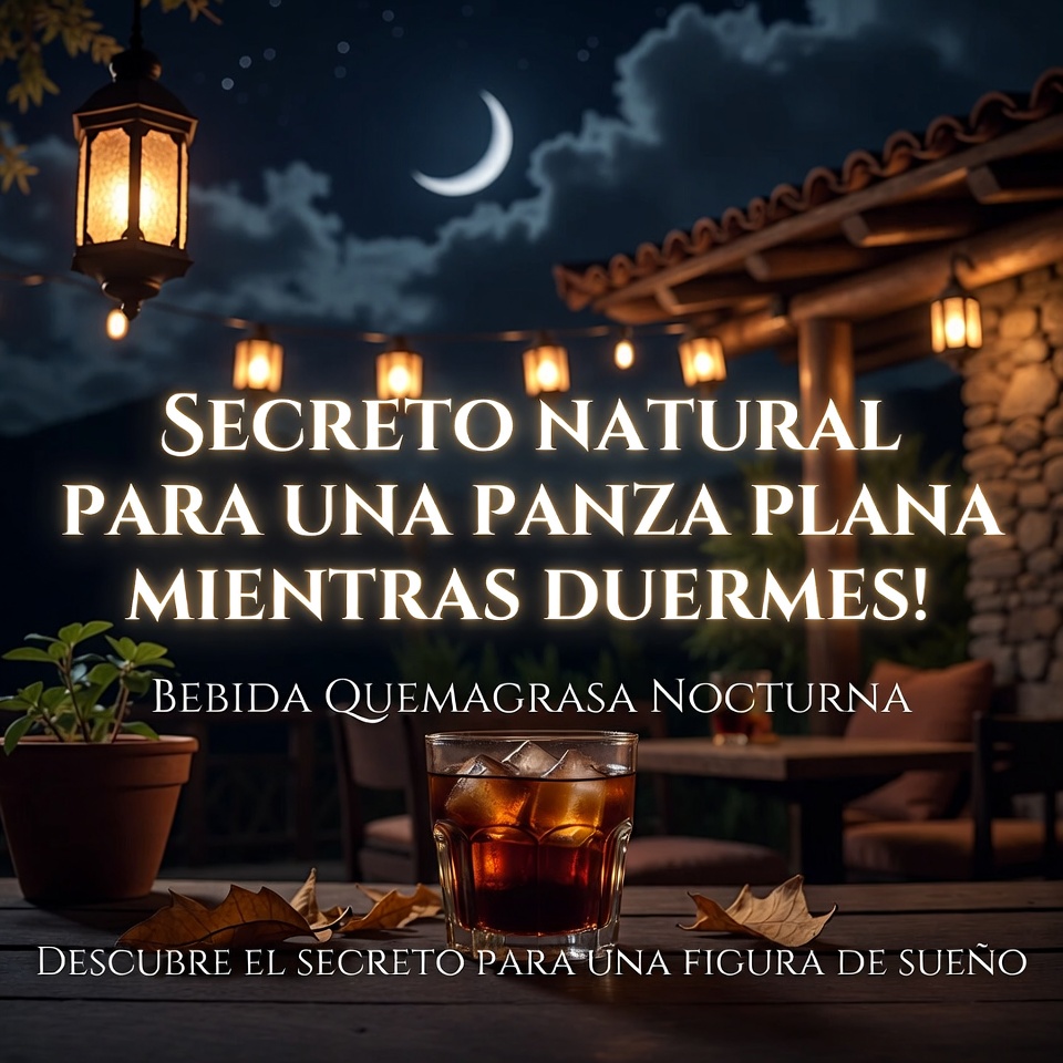 Bebida Quemagrasa Nocturna – ¡Secreto Natural para un Vientre Plano Mientras Duermes!