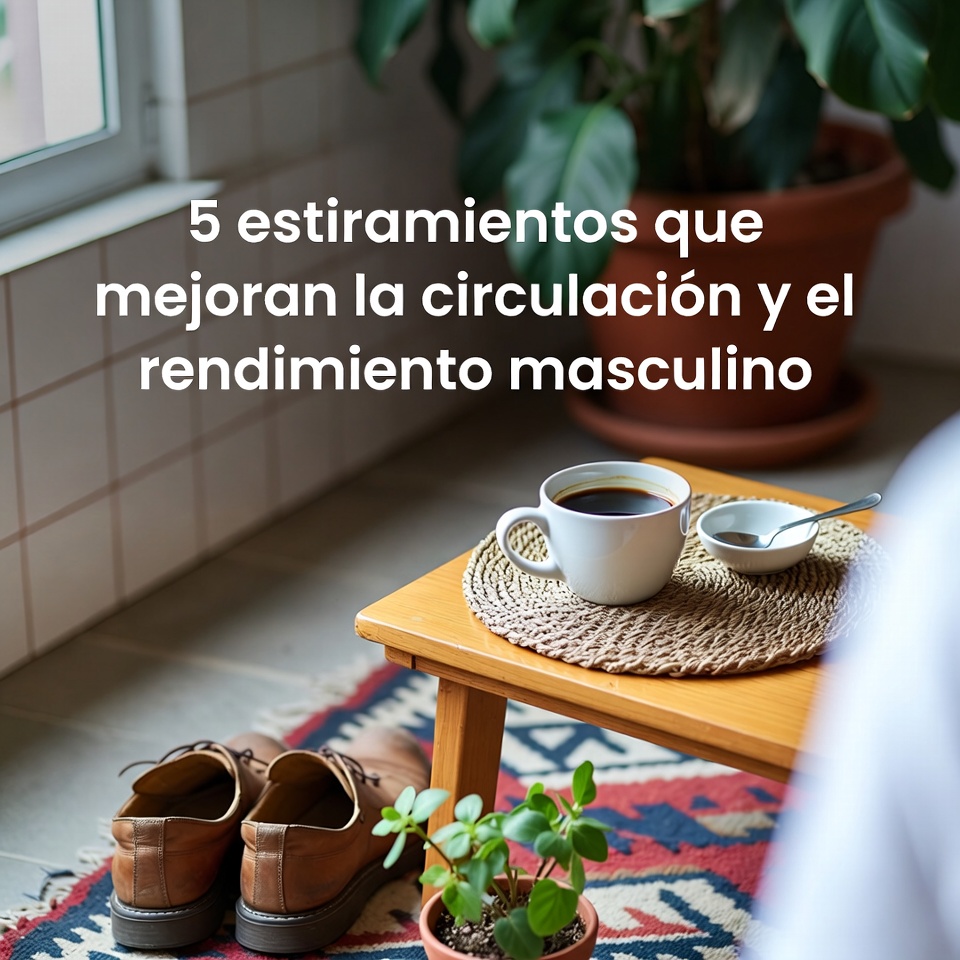 5 estiramientos que mejoran la circulación y el rendimiento masculino