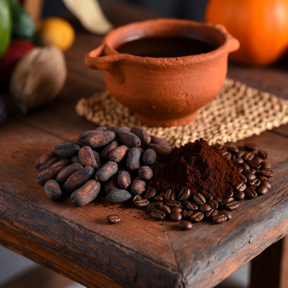 Mezcla café y cacao puro para cubrir tus canas