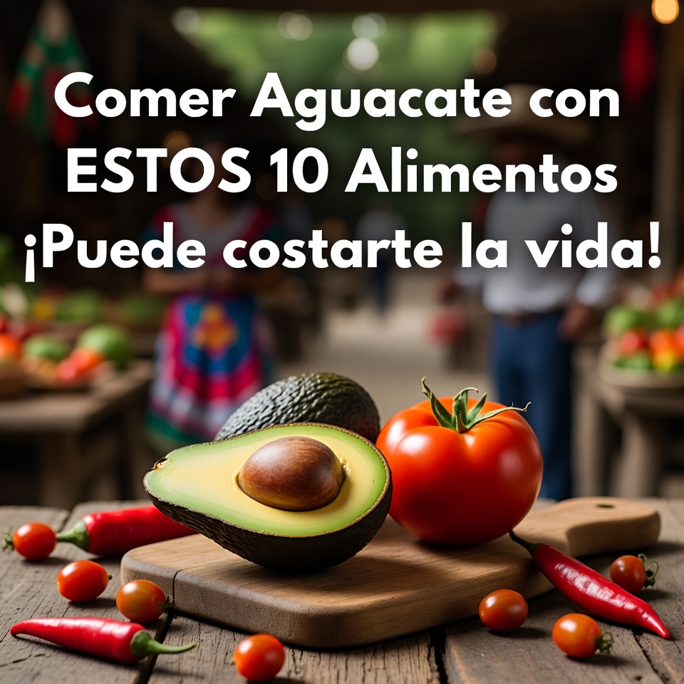 Comer aguacate con estos 10 alimentos ¡puede costarte la vida!