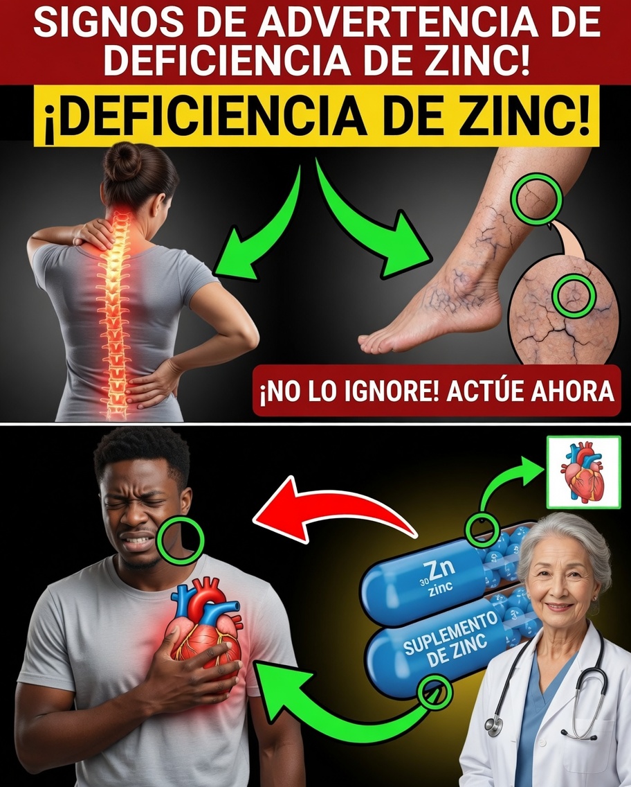 ¡Advertencia! 10 señales impactantes de deficiencia de zinc que nunca deberías ignorar