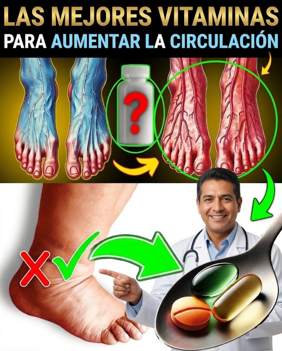Vitaminas naturales imprescindibles para mejorar la circulación después de los 50