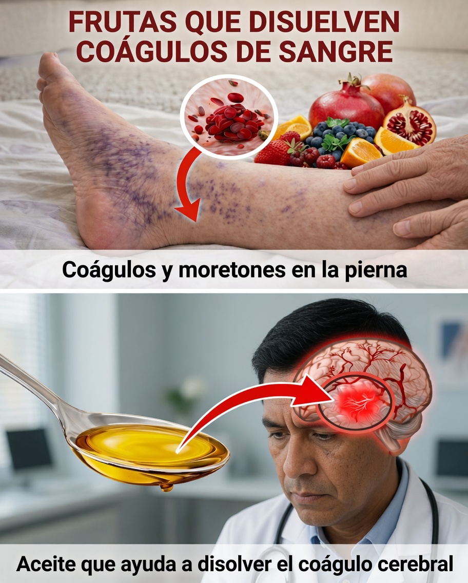 Las 8 mejores frutas que ayudan naturalmente a disolver coágulos sanguíneos