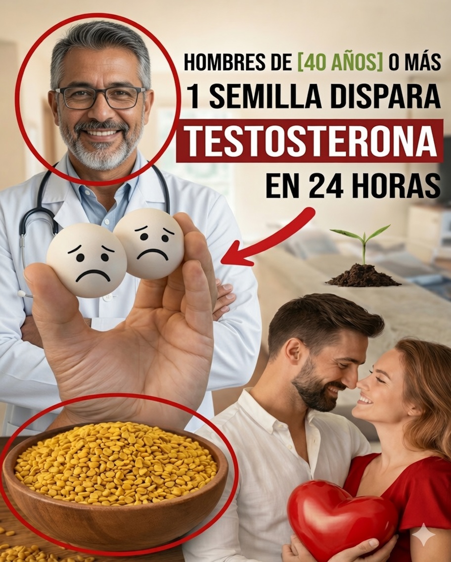 Hombres mayores de 40: Esta poderosa semilla puede ayudar a apoyar sus niveles de testosterona y vitalidad