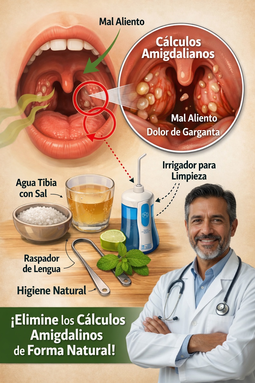 Por qué estas pequeñas piedras blancas y malolientes siguen apareciendo en tu boca, y qué puedes hacer al respecto?