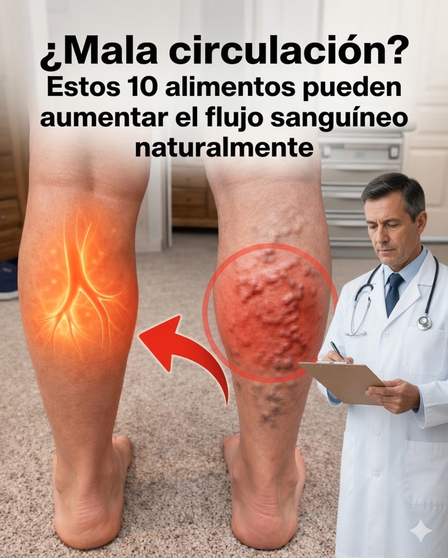 ¿Mejor circulación en piernas y pies? 10 alimentos que pueden mejorar el flujo sanguíneo de forma natural