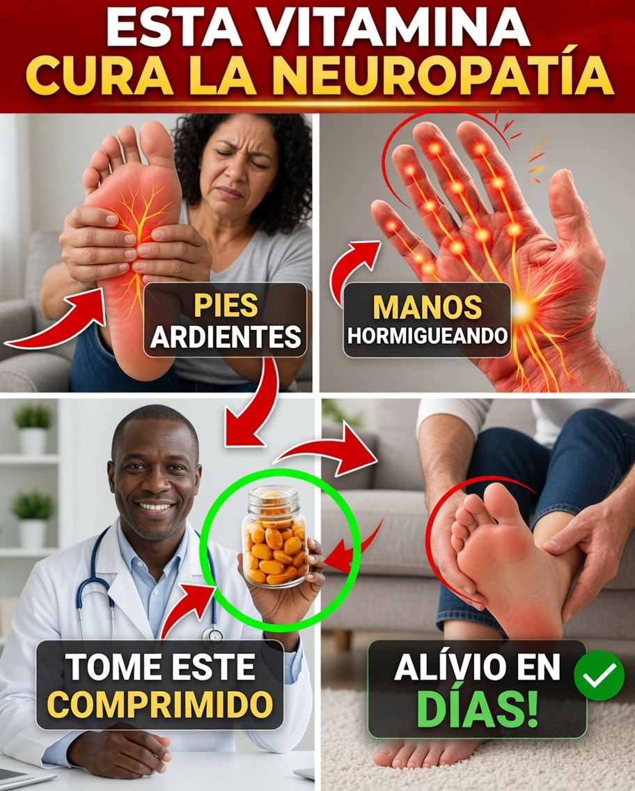 La vitamina n.º 1 para apoyar la salud de los nervios y aliviar las molestias en las manos y los pies