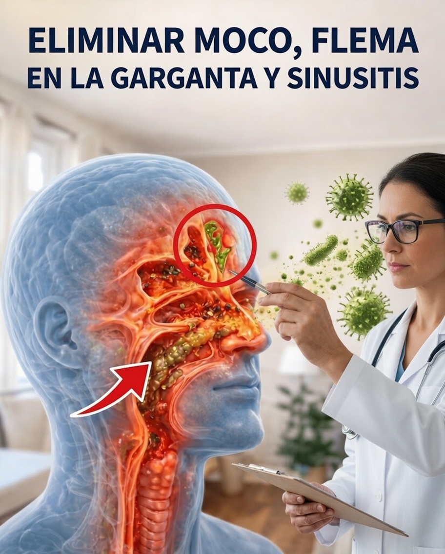 Este sencillo remedio casero está sorprendiendo a todo el mundo: ayuda a desprender la mucosidad de la garganta y a aliviar la rinitis y la sinusitis… ¡y es más fácil de lo que imaginas!