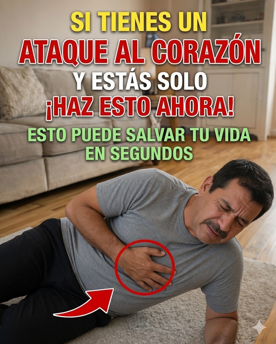 3 técnicas que pueden ayudarte a actuar rápido durante un ataque cardíaco cuando estás solo