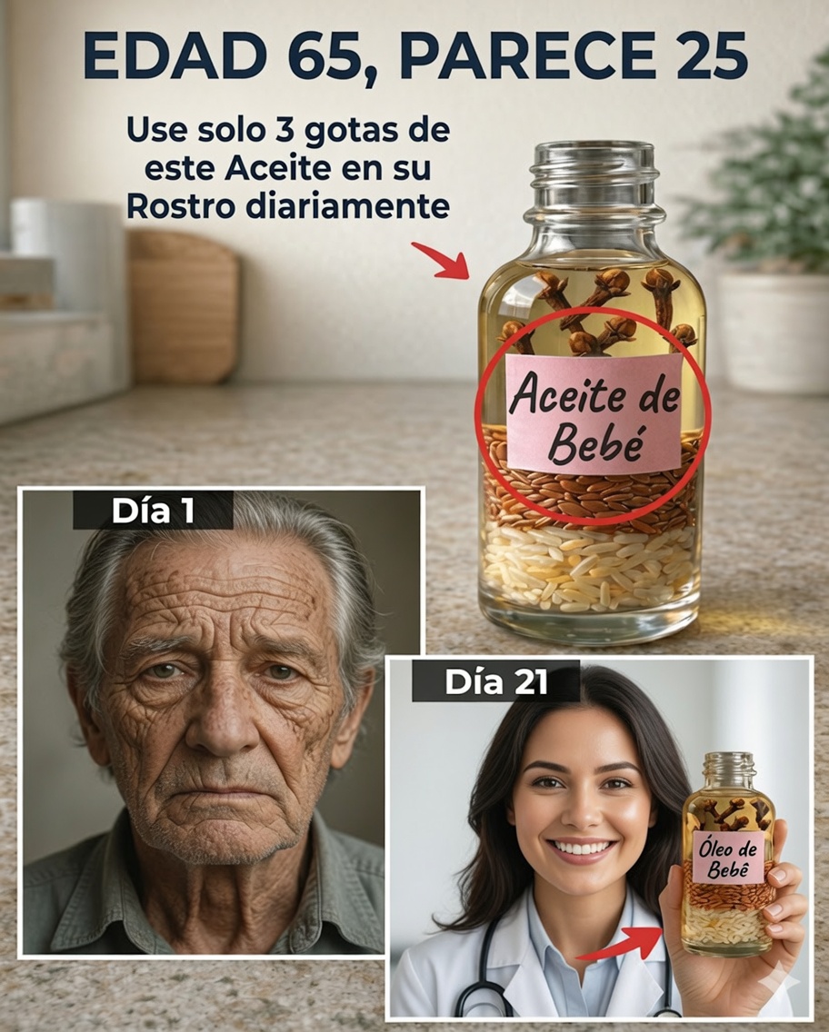 El aceite facial nocturno de $5 que está haciendo que mujeres mayores de 40 parezcan 10 años más jóvenes