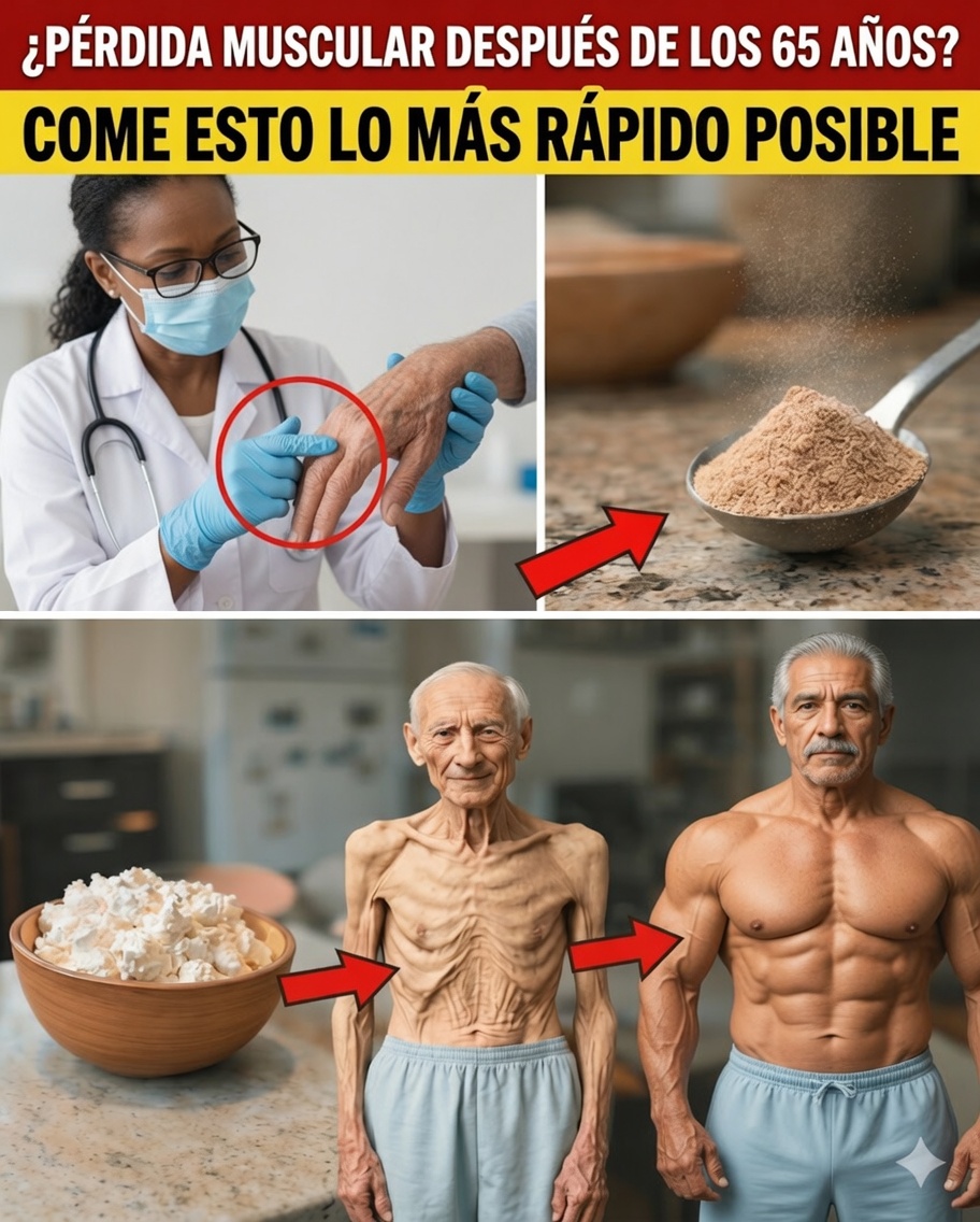 ¡Personas mayores, protejan sus músculos con ESTE único alimento!