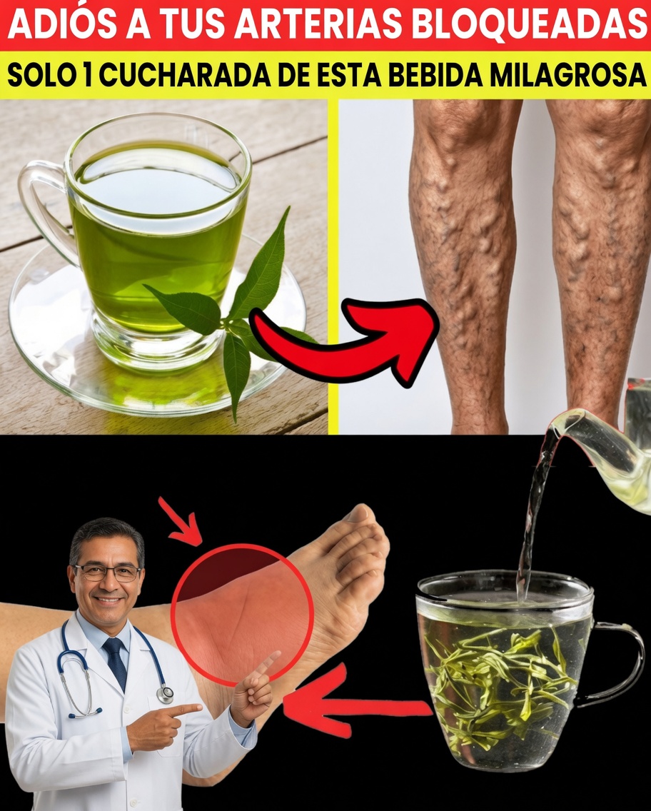 ¿Más de 60? Limpia y ayuda a tus arterias de forma natural con estas poderosas bebidas curativas
