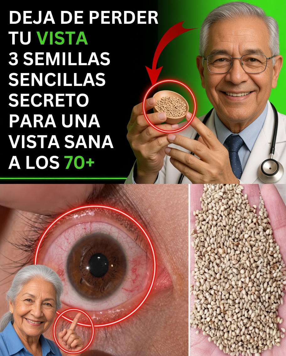 Protege tus ojos de forma natural: 3 semillas poderosas y 1 fruta que todo adulto mayor debe conocer