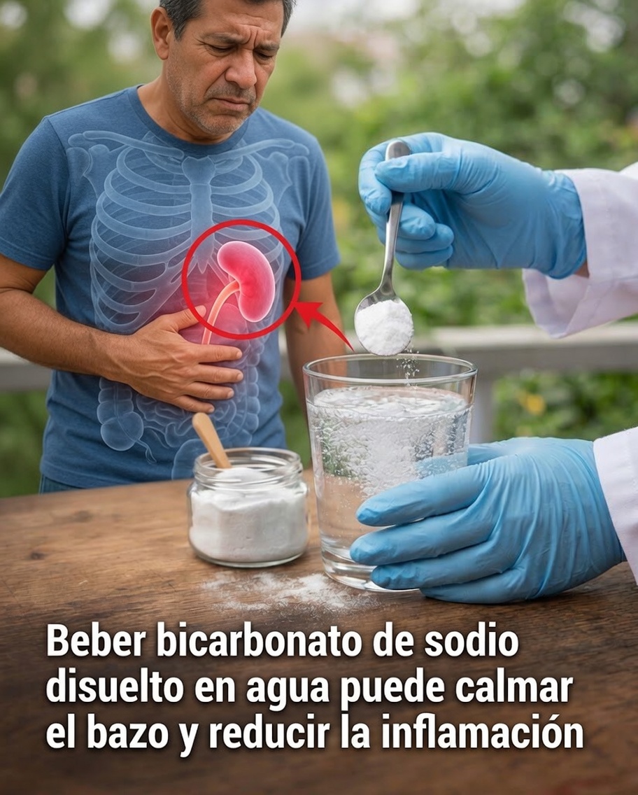 ¿Beber agua con bicarbonato de sodio puede ayudar al equilibrio antiinflamatorio del cuerpo?