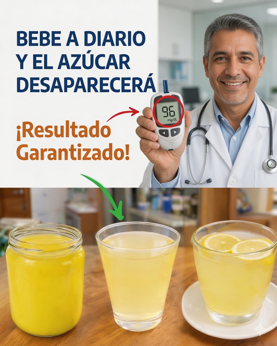 ¡Bebe esto todos los días y el azúcar desaparece! La bebida que ayuda a equilibrar la glucosa de forma natural