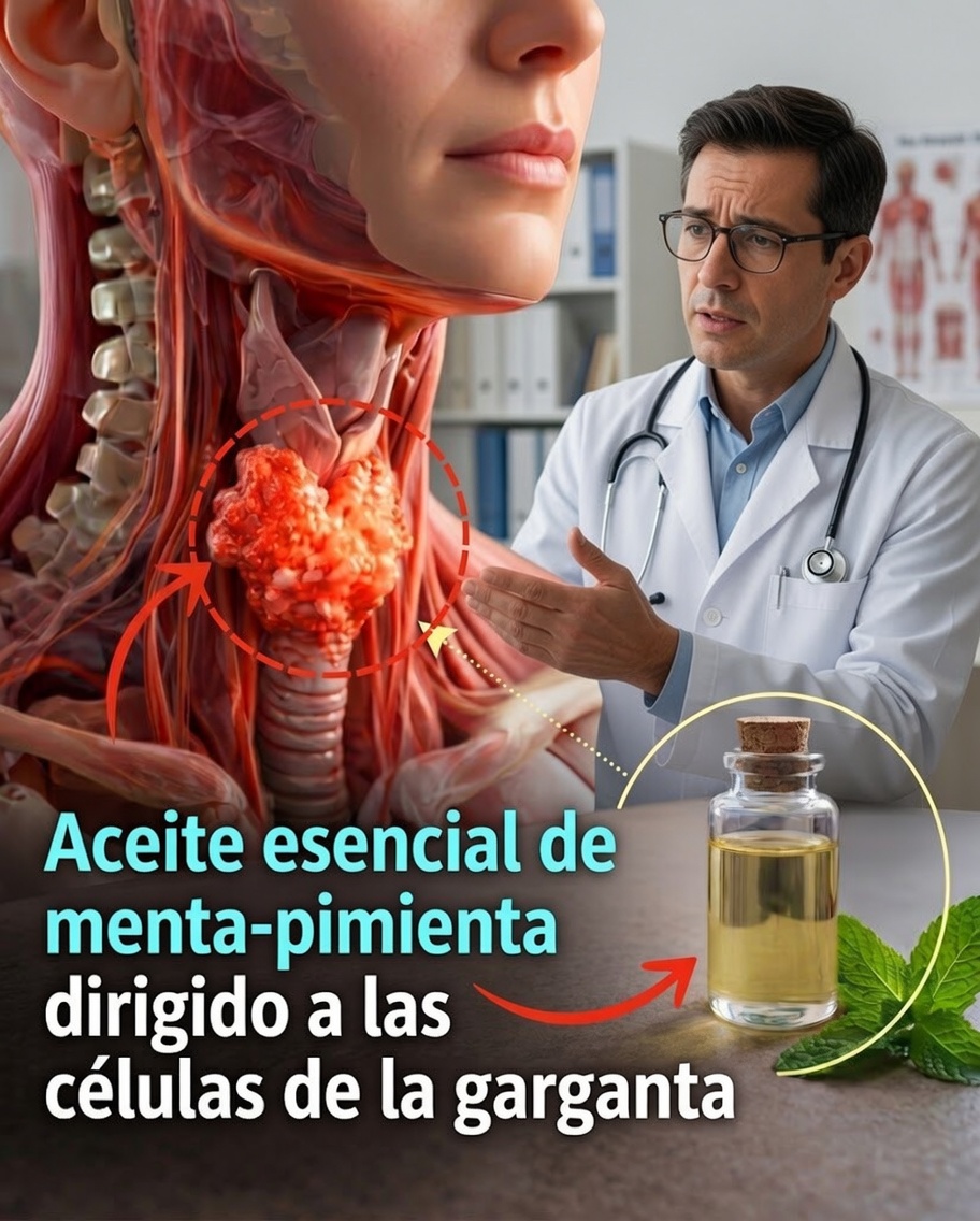 Nuevo estudio de laboratorio de 2025 revela cómo el aceite esencial de menta piperita afecta a células de cáncer de laringe en cultivo