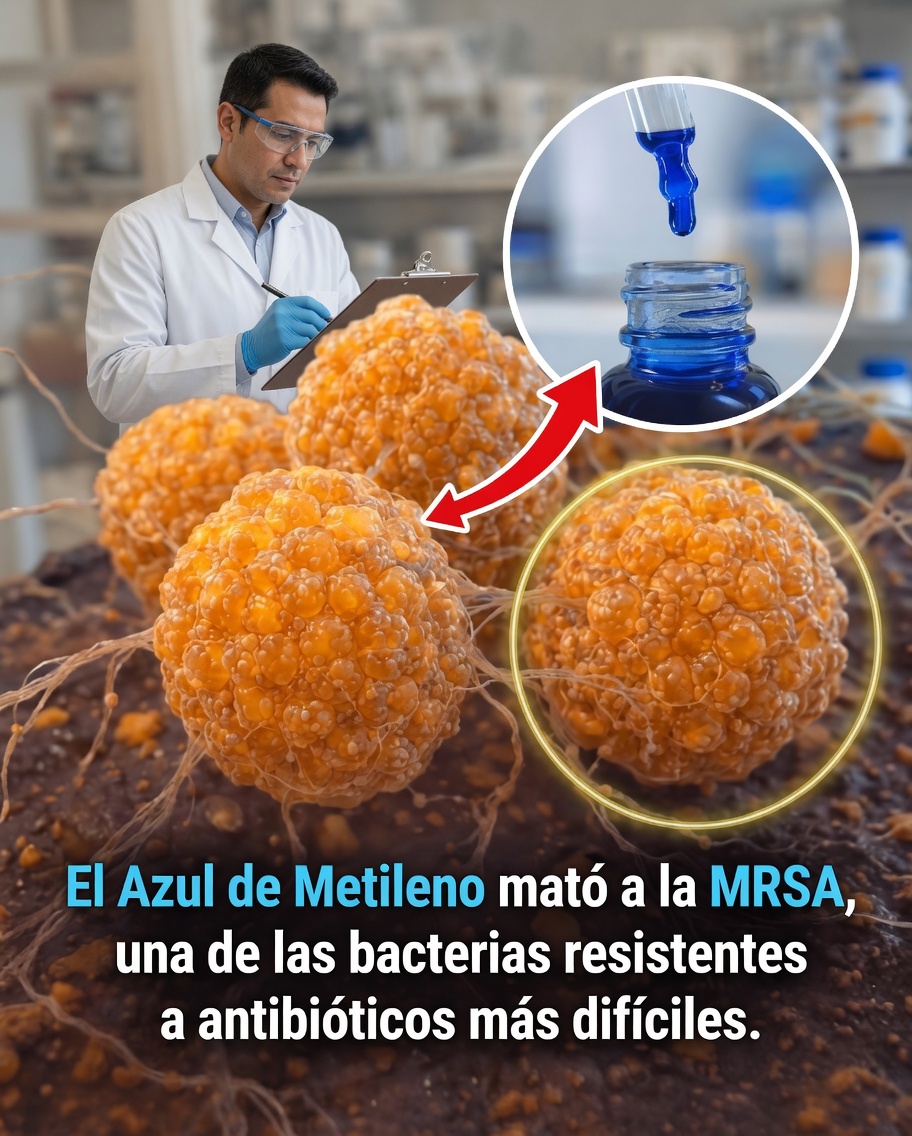 El sorprendente descubrimiento sobre el azul de metileno y una de las bacterias más resistentes a los antibióticos